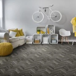 Congoleum AirStep Advantage Wonder 12-ft W Cut-to-Length Porpoise Wood Look Low-Gloss Finish Sheet Vinyl