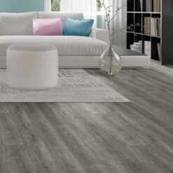 Congoleum AirStep Evolution Forest Valley 12-ft W Cut-to-Length Lantern Smoke Wood Look Low-Gloss Finish Sheet Vinyl