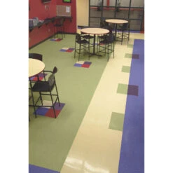 Armstrong Flooring Imperial Texture 45-Piece Buttercream Commercial VCT Tile