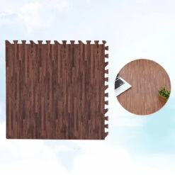 30cm Square EVA Foam Yoga Mat Floor Interlocking Mat Show Floor Yoga Fitness Gym Exercise Mat (Dark Wood Grain) -Home Flooring 0c20f631 81c0 4d85 a88c 178879be8770.b9670ebc33fd4fbc7033a4260f8a5510 1800x1800