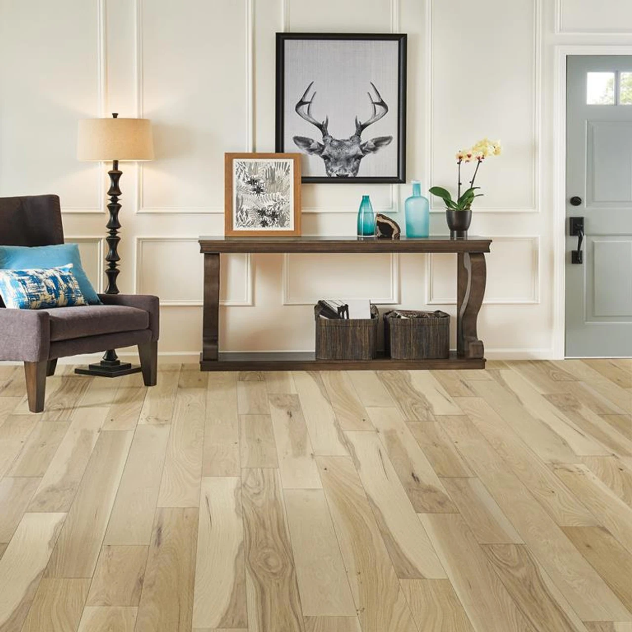 Robbins Natural Forest Smooth NFSH100S Warm Comfort 3/4" X 5" Hickory Hardwood Flooring 2 Robbins Natural Forest Smooth NFSH100S Warm Comfort 3/4" X 5" Hickory Hardwood Flooring - Image 2