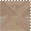 Perfection Floor Tile Bordeaux Wood Collection Bordeaux Elm/Satin 20-in X 20-in Water Resistant Interlocking Luxury Flooring (16.7-sq Ft)