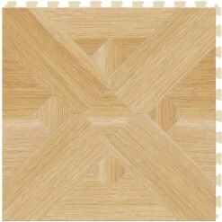 Perfection Floor Tile Bordeaux Wood Collection Bordeaux Elm/Satin 20-in X 20-in Water Resistant Interlocking Luxury Flooring (16.7-sq Ft) -Home Flooring 14117692 1800x1800