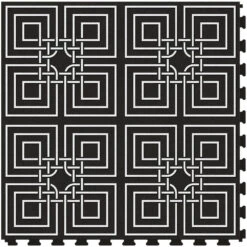Perfection Floor Tile Geo Collection Blue Lotus/Satin 20-in X 20-in Water Resistant Interlocking Luxury Flooring (16.7-sq Ft) -Home Flooring 14863912 d961337d a819 4c75 8a99 a7e21ae73f33 1800x1800