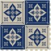 Perfection Floor Tile Geo Collection Blue Lotus/Satin 20-in X 20-in Water Resistant Interlocking Luxury Flooring (16.7-sq Ft)
