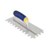 Qep 1/2 In X 1/2 In X 1/2 In Comfort Grip Stainless Steel Square Flooring Trowel