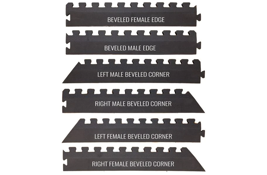 FlooringInc 2'x2' Jumbo Soft Foam Tiles (1 Black Grey) - Great For MMA Flooring, Kid's Flooring, Gym Flooring 4 FlooringInc 2'x2' Jumbo Soft Foam Tiles (1 Black Grey) - Great For MMA Flooring, Kid's Flooring, Gym Flooring - Image 4