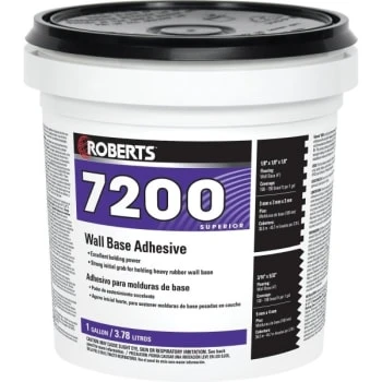 QEP® 1 Gallon Pail Of Wall And Cove Base Adhesive 1 QEP® 1 Gallon Pail Of Wall And Cove Base Adhesive