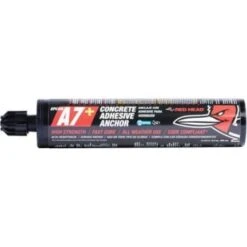 Red Head A7 Plus 9.5 Oz Epoxy Adhesive Cartridge With Nozzle