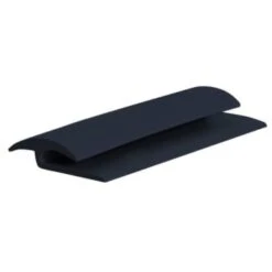 Roppe 12ft Profile #159 Series Black Vinyl Joiner