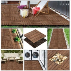 Easyfashion 12x12" Deck Tiles Patio Pavers Wood Flooring Tiles Indoor Outdoor 27pcs 13 Easyfashion 12x12" Deck Tiles Patio Pavers Wood Flooring Tiles Indoor Outdoor 27pcs -Home Flooring 3e4c81b0 6f53 4a93 820a ccff8088711e.edf4de295d1cb5d4b9c1f56736dfb50a 1800x1800