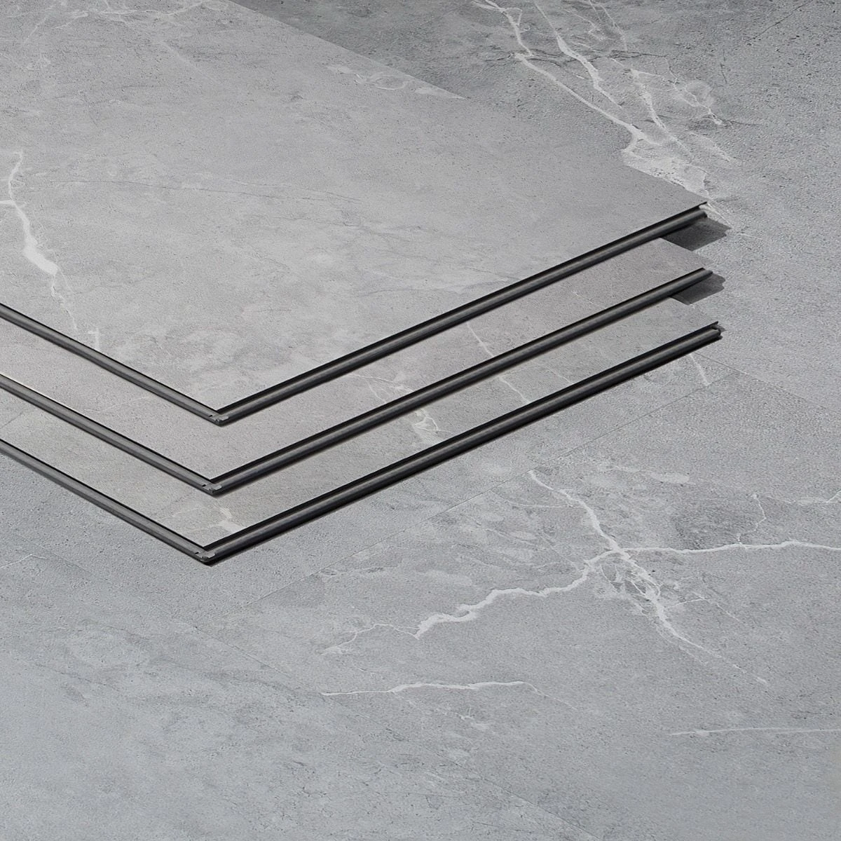 Artmore Tile Rogue Marble Gray 12-in X 24-in Waterproof Interlocking Luxury Flooring (28.04-sq Ft) 1 Artmore Tile Rogue Marble Gray 12-in X 24-in Waterproof Interlocking Luxury Flooring (28.04-sq Ft)