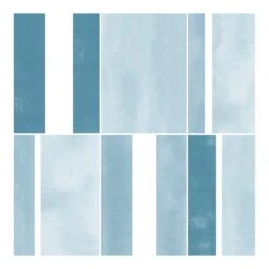 FloorPops Blue 12-in X 12-in Water Resistant Peel And Stick Vinyl Tile Flooring (20-sq Ft)