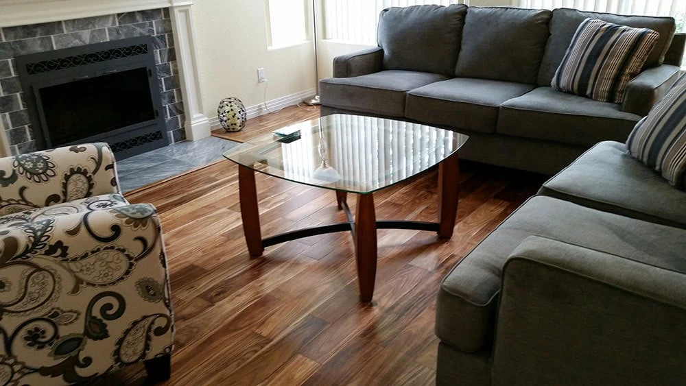 BuildDirect Acacia Smooth Natural Acacia 3mm Thick RL X 4.75" Engineered Hardwood Flooring (33.1 Sq Ft Per Box) 6 BuildDirect Acacia Smooth Natural Acacia 3mm Thick RL X 4.75" Engineered Hardwood Flooring (33.1 Sq Ft Per Box) - Image 6