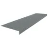 Roppe 12 X 4 Ft Dark Gray Diamond Rubber Square Nose Stair Tread