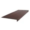 Roppe 12 X 4.5 Ft Brown Raised Circular Rubber Sq. Nose Stair Tread