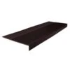 Roppe 12-1/4 X 5 Ft Brown Ld Ribbed Rubber Square Nose Stair Tread