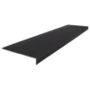 Roppe 12 X 6 Ft Black Diamond Rubber Square Nose Stair Tread