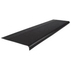Roppe 12 X 6 Ft Black Diamond Rubber Round Nose Stair Tread