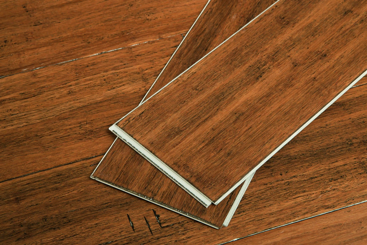 Cali Bamboo GEO Copperstone Wide Click GeoWood 1/4" X 5 9/16" 2 Cali Bamboo GEO Copperstone Wide Click GeoWood 1/4" X 5 9/16" - Image 2