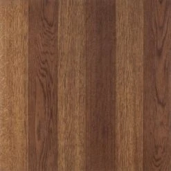Achim Tivoli Self Adhesive Vinyl Floor Tile - 45 Tiles/45 Sq. Ft, 12 X 12, Medium Oak Plank-Look