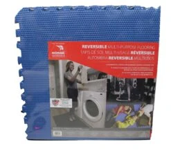 Norsk Reversible Multi-Purpose Flooring 6 Pieces Blue/Black