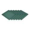 Norsk Dark Green 24 In. X 24 In. EVA Foam Non-Toxic Solid Color Interlocking Tile (24-Tile)