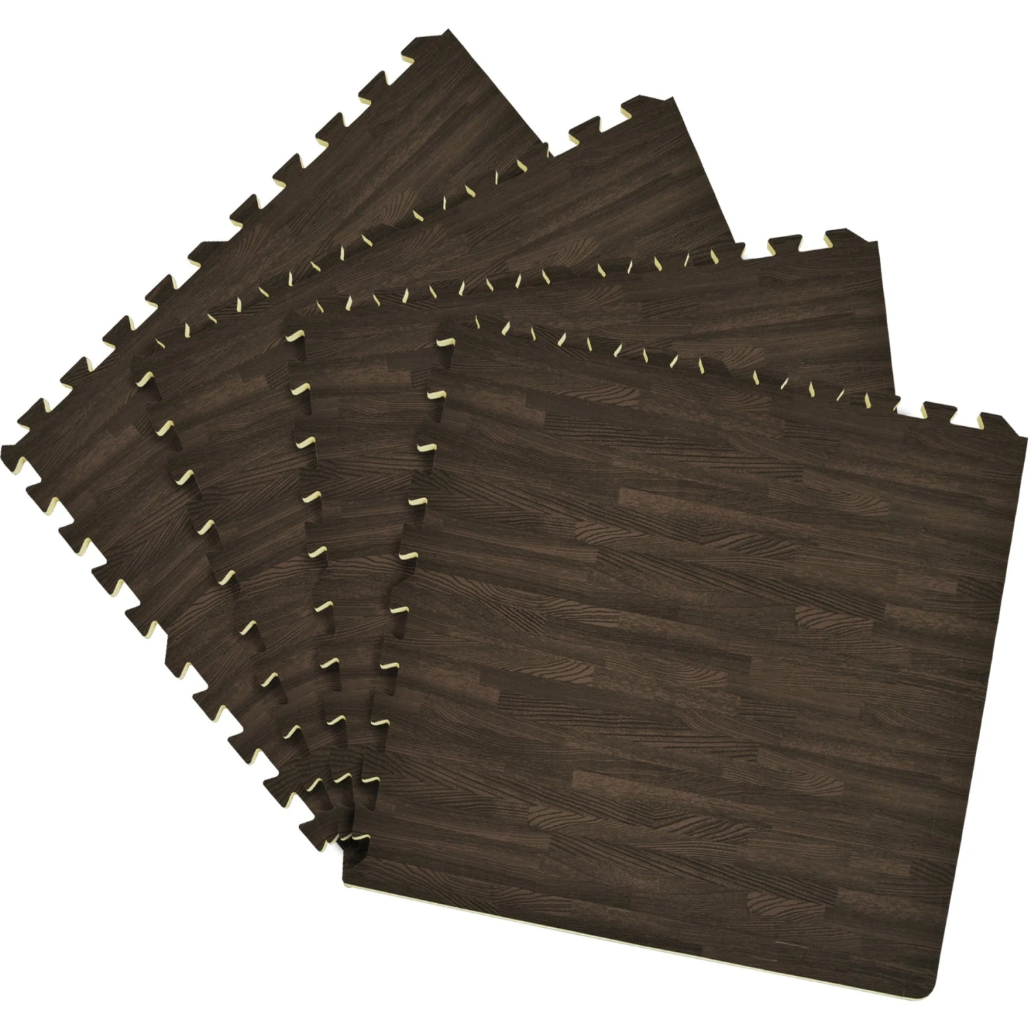 Achim Interlocking Foam Anti Fatigue Floor Tiles, 4 Tiles/16 Sq. Ft., 24 X 24, Charcoal 1 Achim Interlocking Foam Anti Fatigue Floor Tiles, 4 Tiles/16 Sq. Ft., 24 X 24, Charcoal