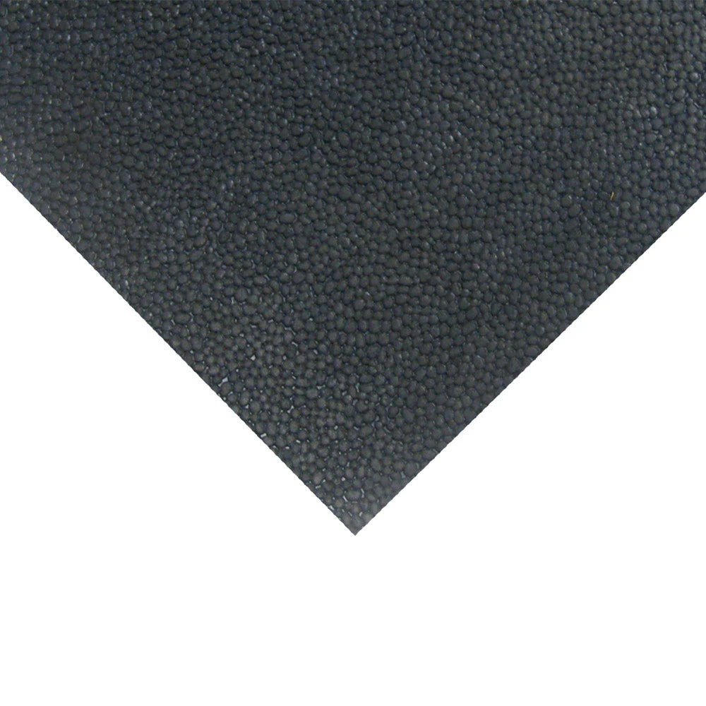 Rubber-Cal "Tuff-n-Lastic" Rubber Runner Mat - 1/8 In X 48 In X 4 Ft Rolled Rubber Flooring - Black 2 Rubber-Cal "Tuff-n-Lastic" Rubber Runner Mat - 1/8 In X 48 In X 4 Ft Rolled Rubber Flooring - Black - Image 2